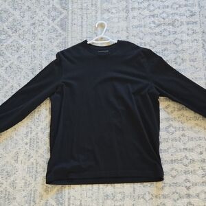 Eddie Bauer Men's Classic Black Long Sleeve Tee